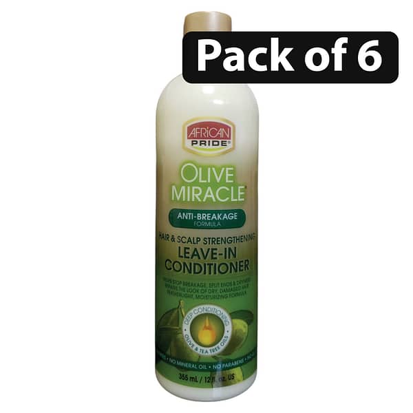 (Pack of 6) African Pride Anti-Breakage Hair & Scalp Leave-In Conditioner 12oz
