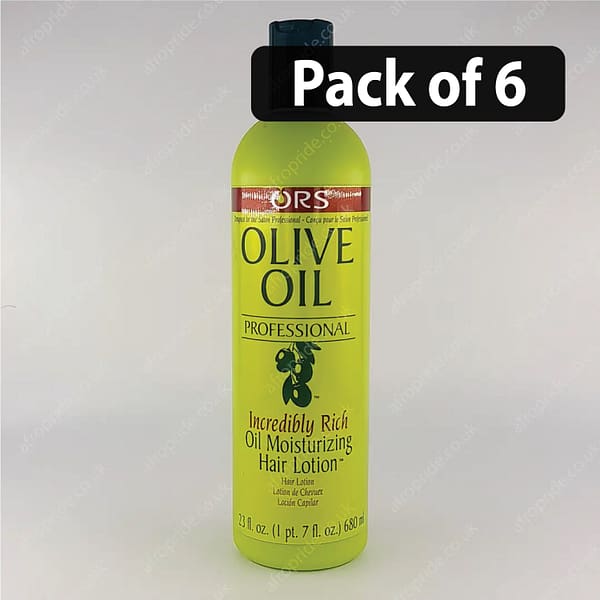 (Pack of 6) ORS Olive Oil Moisturizing Hair Lotion 23oz