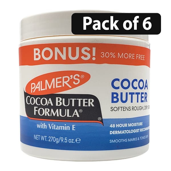 (Pack of 6) Palmer’s Cocoa Butter Formula 24 Hour Moisture 9.5oz