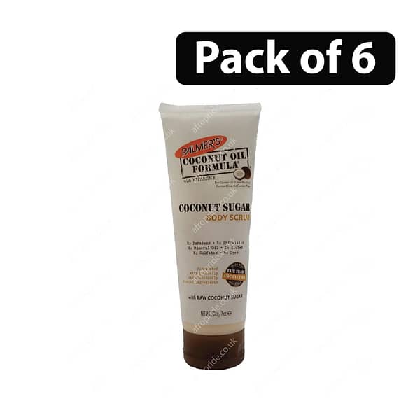 (Pack of 6) Palmer's Coconut Sugar Body Scrub 200g/7oz