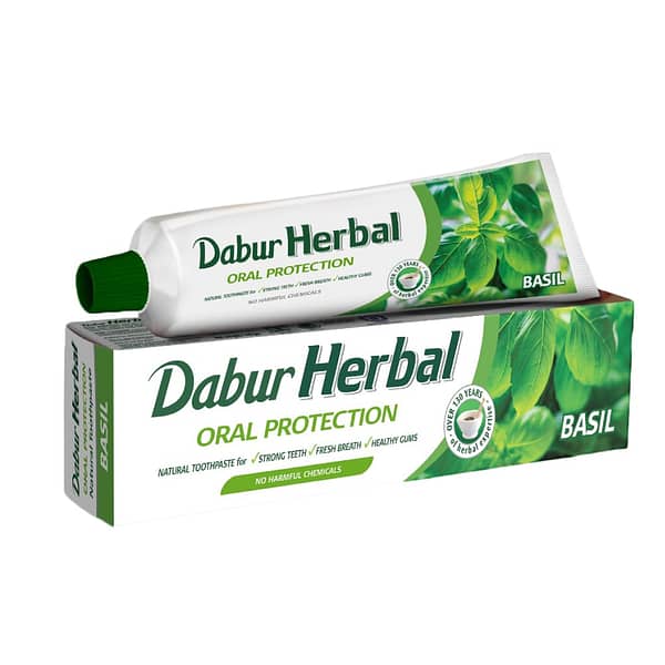 Dabur Herbal Toothpaste 130g Basil