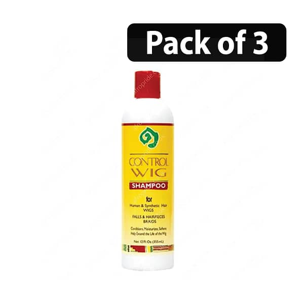(Pack of 3) African Essence Control Wig Shampoo 12oz