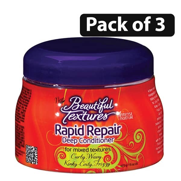 (Pack of 3) Beautiful Textures Rapid Repair Deep Conditioner 15oz