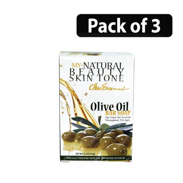 (Pack of 3) Clear Essence Olive Oil Bar Soap
