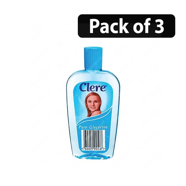 (Pack of 3) Clere Glycerine 100ml