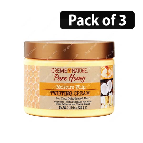(Pack of 3) Creme of Nature Moisturize Whip Twisting Cream 11.5oz