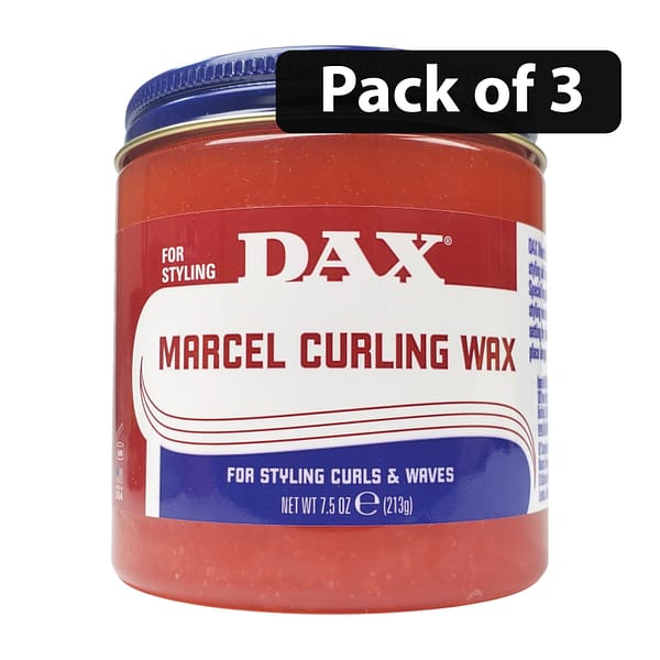 (Pack of 3) Dax Marcel Curling & Waving Wax 7.5oz