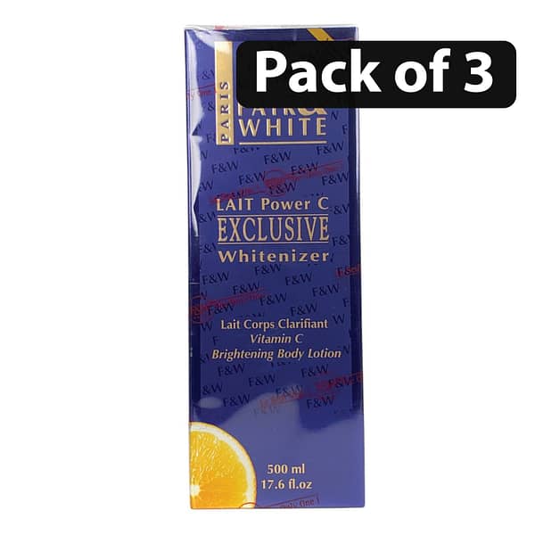 (Pack of 3) Fair & White Exclusive Vitamin-C Body Lotion 500ml