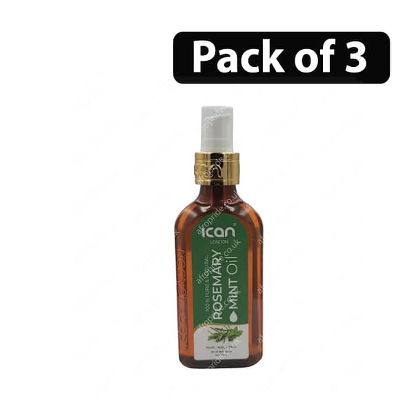 (Pack of 3) Ican London Oil 150ml Rosemary