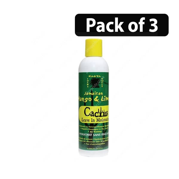 (Pack of 3) Jamaican Mango & Lime Cactus Leave In Moisturizer 8oz