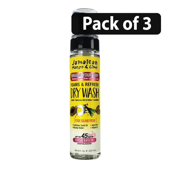 (Pack of 3) Jamaican Mango & Lime Foams & Refresh Dry Wash 8oz