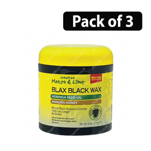 (Pack of 3) Jamaican Mango and Lime Blax Black Wax 6oz