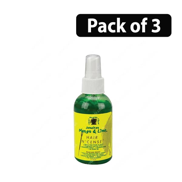 (Pack of 3) Jamaican Mango and Lime Hair N'Cense 4oz