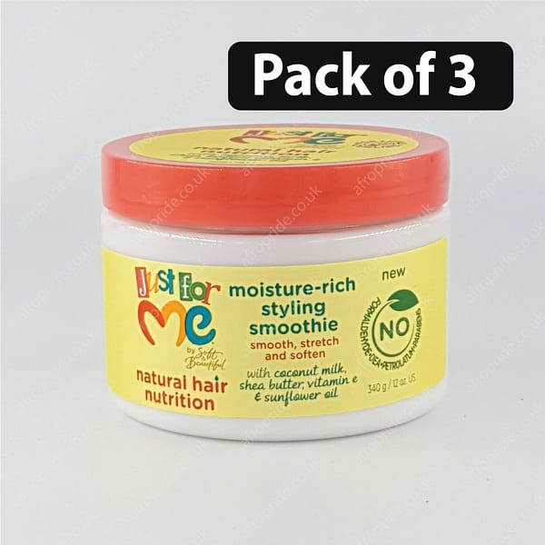 (Pack of 3) Just For Me Moisture Rich Styling Smoothie 12oz