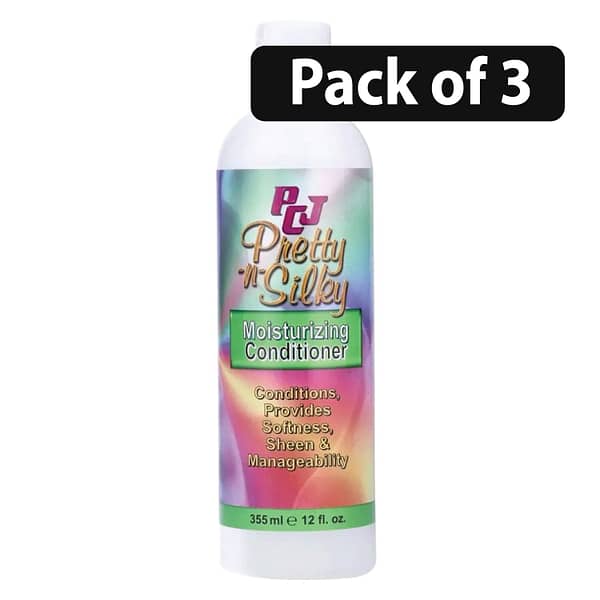 (Pack of 3) Luster’s PCJ Pretty & Silky Moisturizing Conditioner 12oz