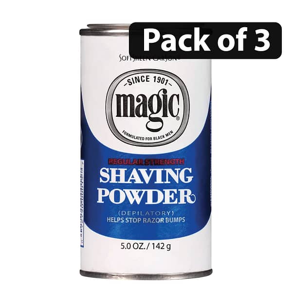 (Pack of 3) Magic Regular Strength Shaving Powder 5oz (Pack of 3) Magic Regular Strength Shaving Powder 5oz