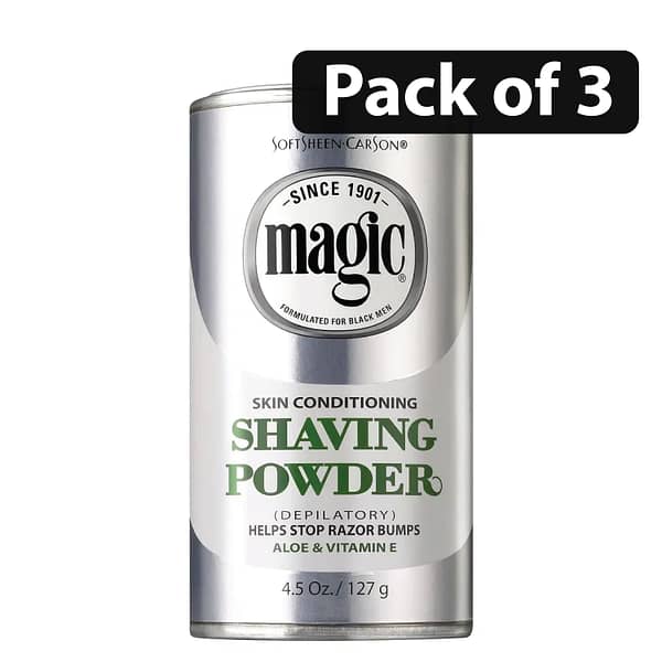 (Pack of 3) Magic Skin Conditioner Shaving Powder 4.5oz