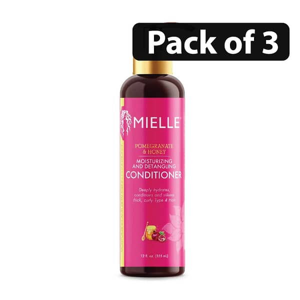 (Pack of 3) Mielle Pomegranate & Honey Moisturizing & Detangling Conditioner 12fl.oz