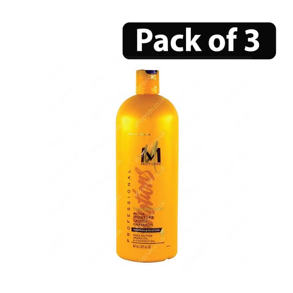 (Pack of 3) Motions Active Moisture Lavish Shampoo 32oz