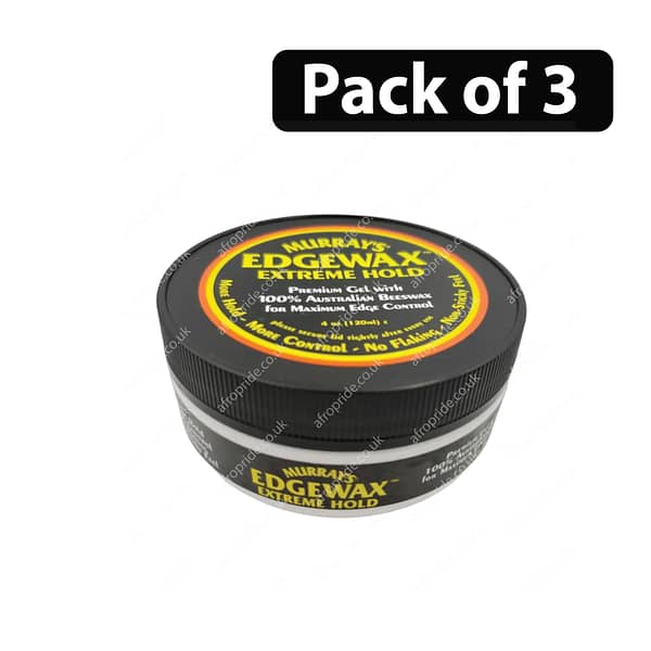 (Pack of 3) Murray's EdgeWax Extreme Hold 4oz