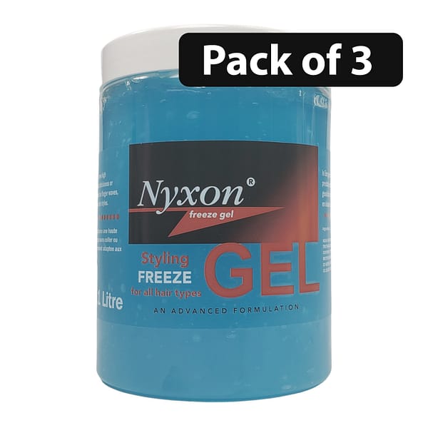 (Pack of 3) Nyxon Freeze Gel Styling Freeze 1litre