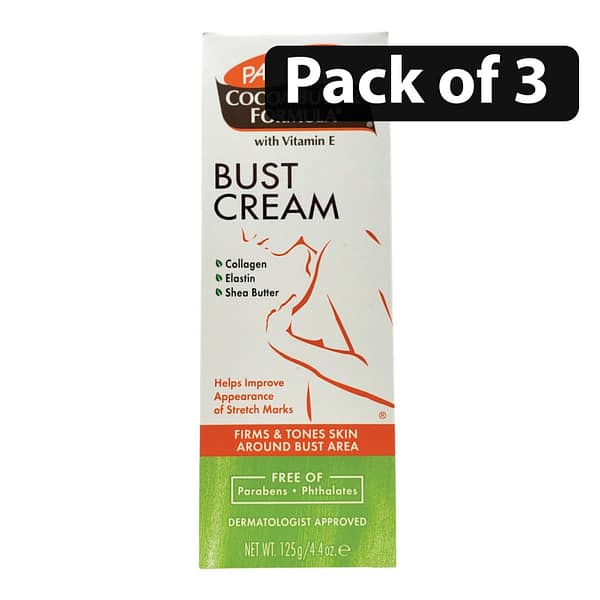 (Pack of 3) Palmer’s Cocoa Butter Formula Bust Cream 4.4oz