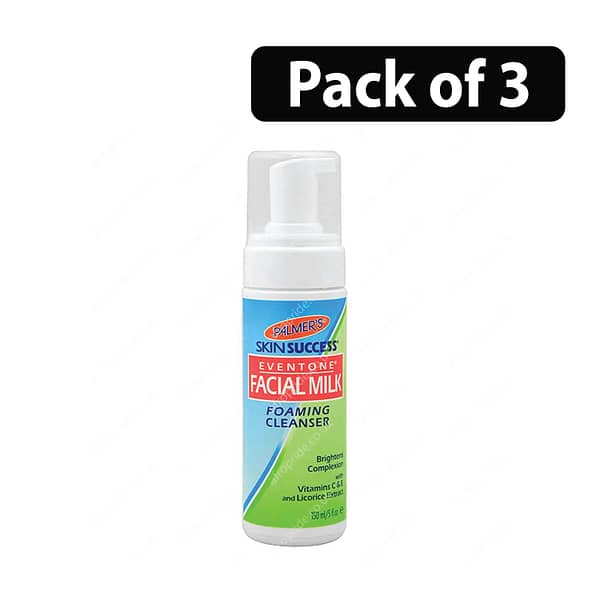 (Pack of 3) Palmer's Facial Milk Foaming Cleanser 5oz