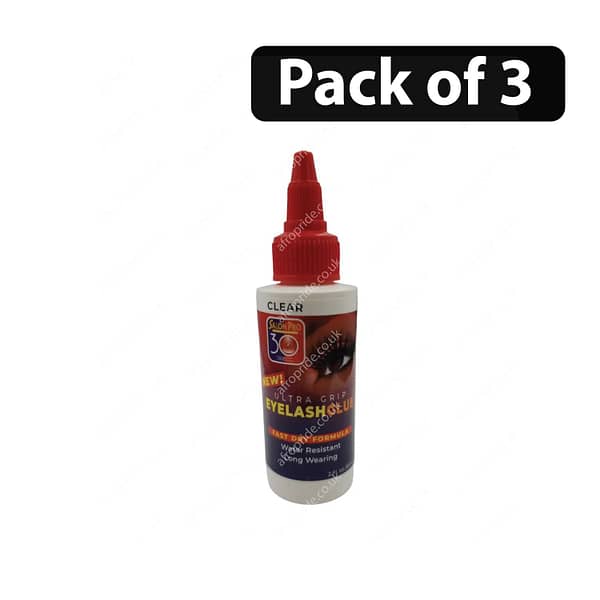 (Pack of 3) Salon Pro 30Sec EyeLash Glue 2fl.oz