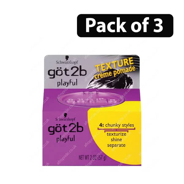 (Pack of 3) Schwarzkopf Got2b Playful 2oz
