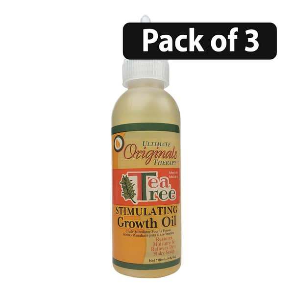 (Pack of 3) Ultimate Originals Therapy Tea Tree Stimulating Growth Oil 4Fl.oz (118 ml) N