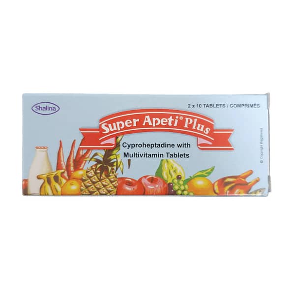 Shalina Super Apeti Plus 2 x 10 Tablets Comprimes