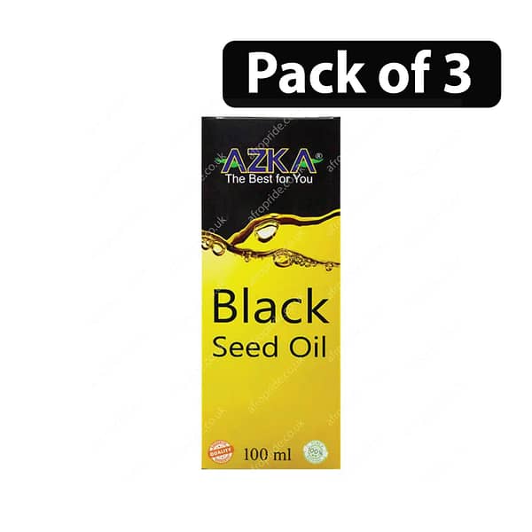 (Pack of 3) Azka Black Seed Oil 100ml