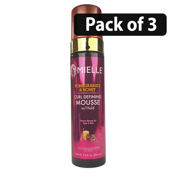 (Pack of 3) Mielle Pomegranate & Honey Curl Defining Mousse 7.5fl.oz