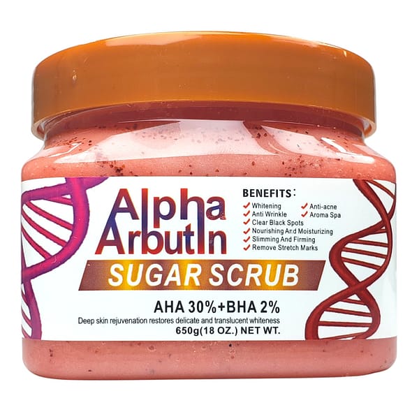 Dr. Meinaier Face & Body Sugar Scrub 650g18oz Alpha Arbutin