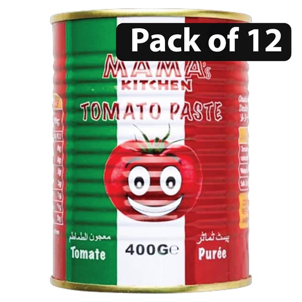 (Pack of 12) Mama's Kitchen Tomato Paste 400g