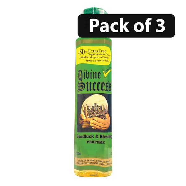(Pack of 3) Divine Success Spiritual Perfume 500ml