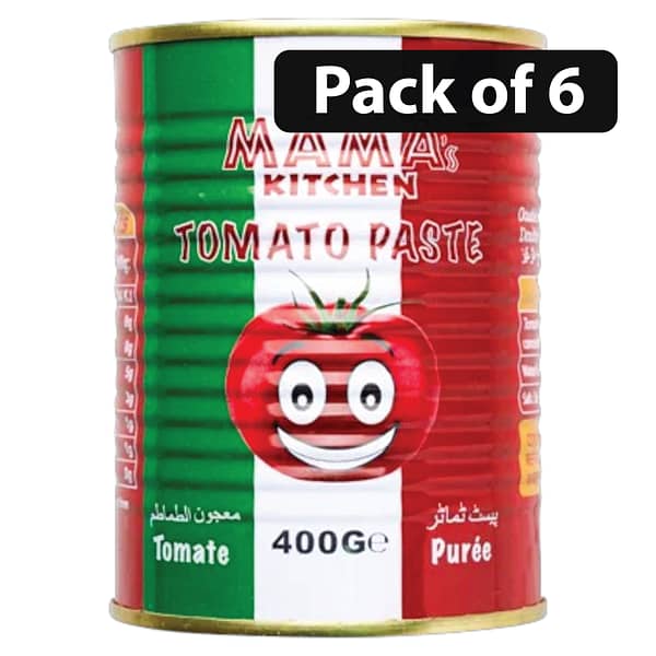 (Pack of 6) Mama's Kitchen Tomato Paste 400g