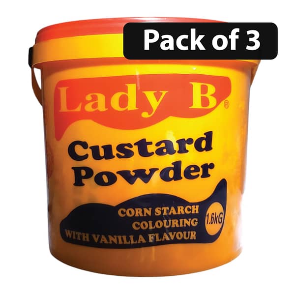 (Pack of 3) Lady B Custard Powder 1.6kg