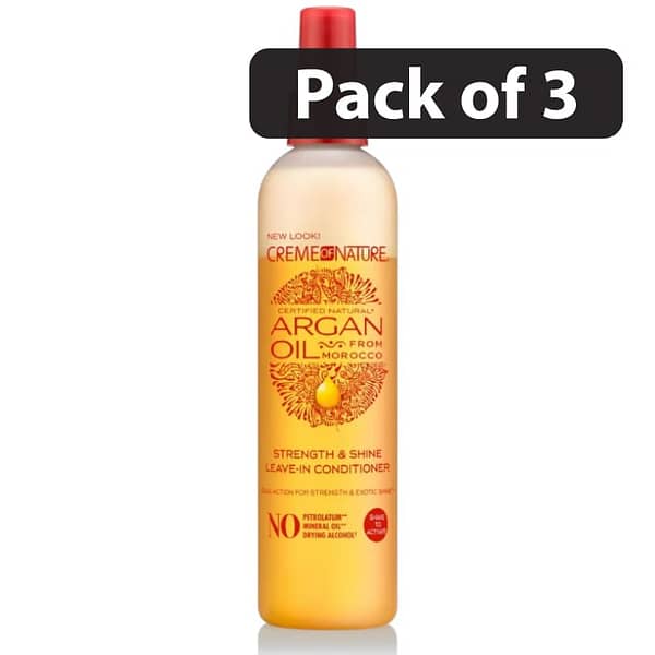 (Pack of 3) Creme of Nature Argan Oil Leave-In Conditioner 8.4oz