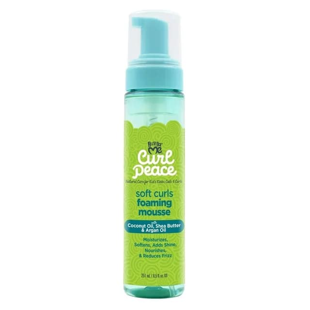 Just For Me Curl Peace Soft Curls Foaming Mousse 8.5 fl.oz Just For Me Curl Peace Soft Curls Foaming Mousse 8.5 fl.oz