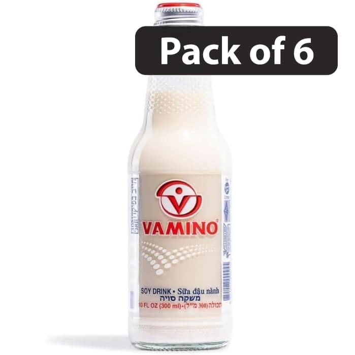 (Pack of 6) Vamino SOY Drink 300ml/ 10fl.oz 1 Vamino SOY Drink 300ml 10fl.oz x6