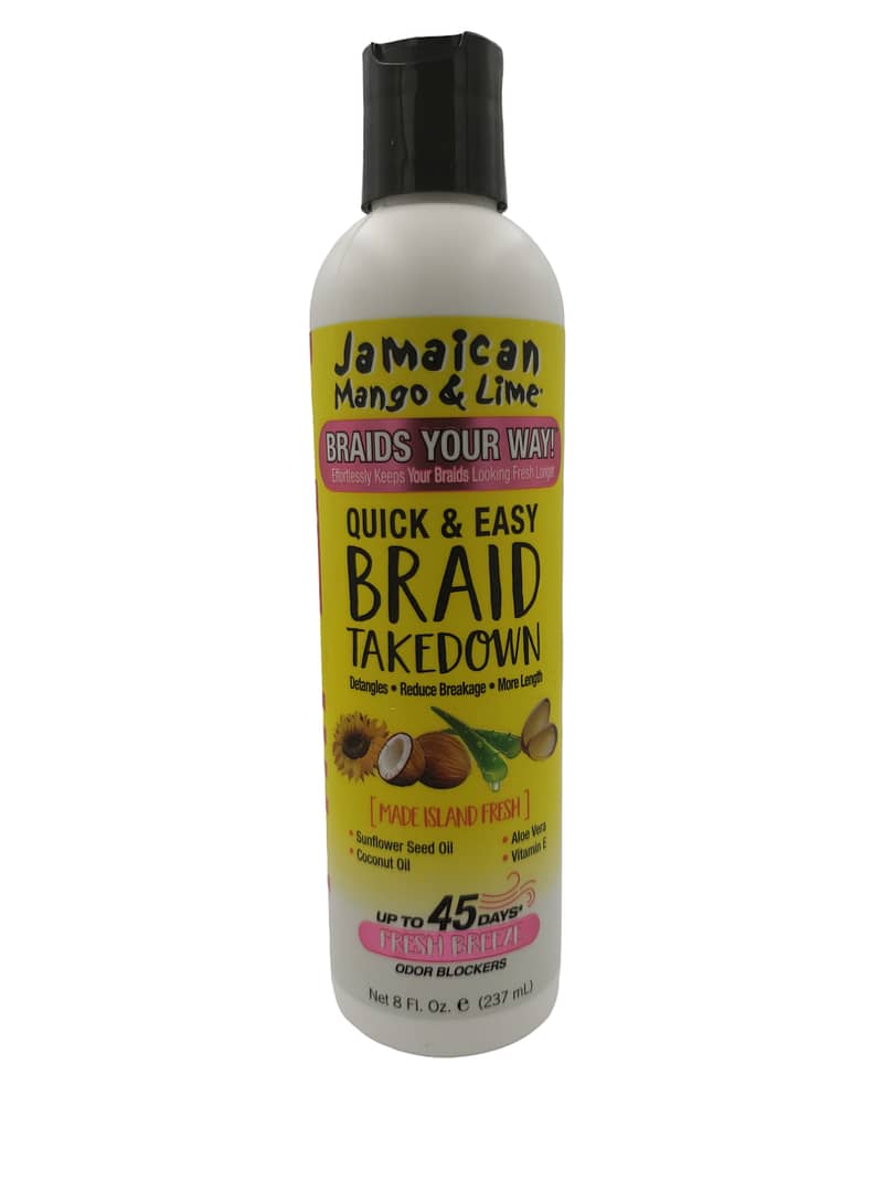 Jamaican Mango And Lime Quick & Easy Braid Takedown 8oz Jamaican Mango And Lime Quick & Easy Braid Takedown 8oz