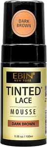 Ebin Tinted Lace Mousse 100ml Dark Brown