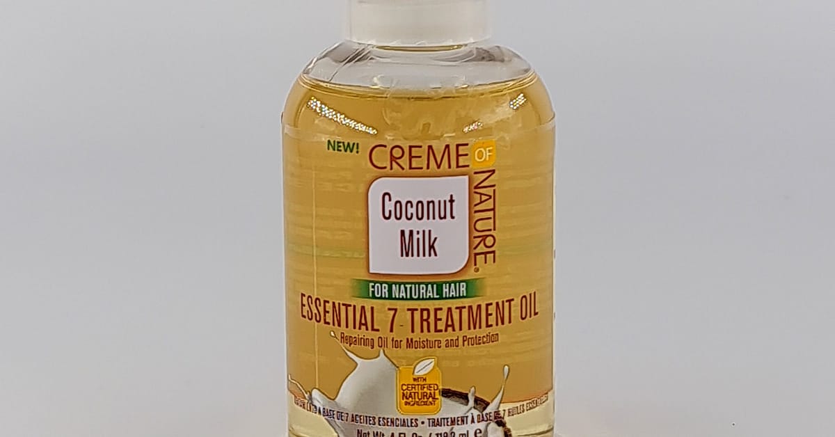 Creme of Nature Coconut Milk Essential 7 Treatment Oil 4 oz Afro Pride