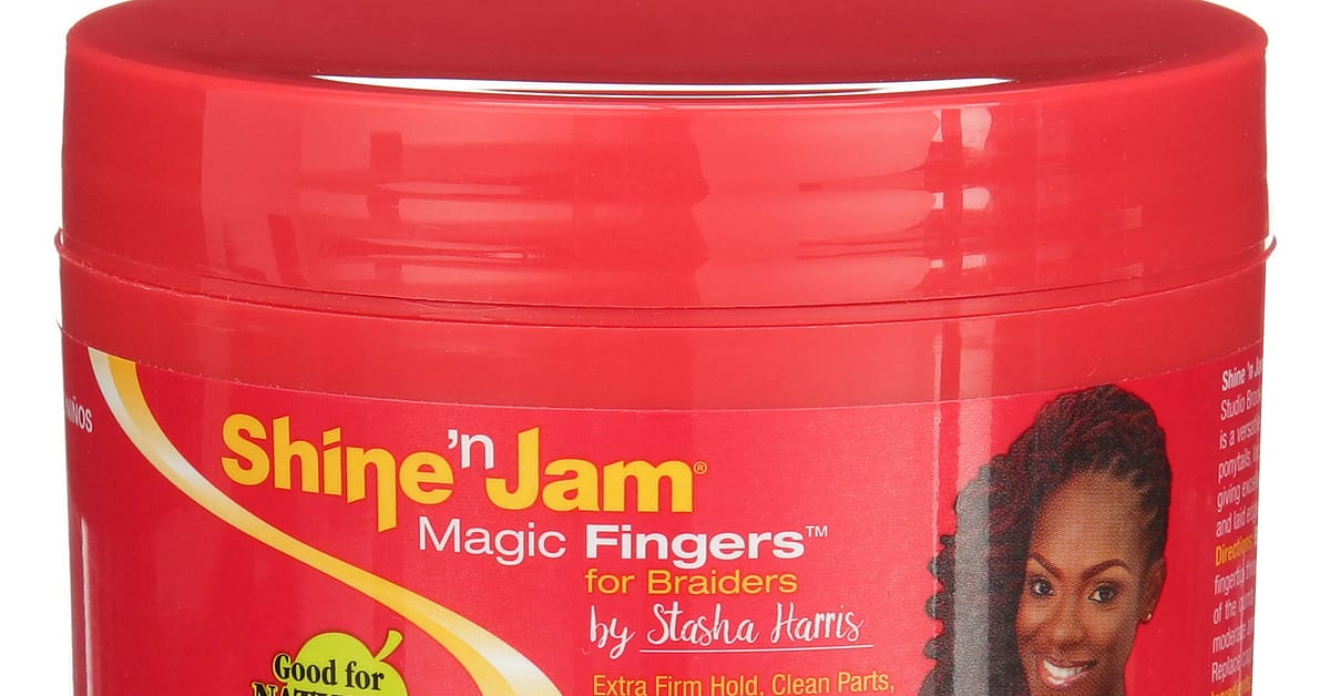 Shine 'n Jam Magic Fingers for Braids 8oz Afro Pride
