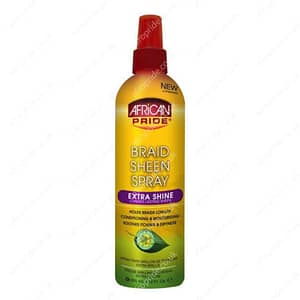 African Pride Braid Sheen Spray Extra Shine 12oz
