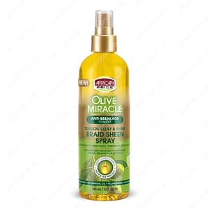 African Pride Olive Miracle Anti-Breakage Braid Sheen Spray 12oz