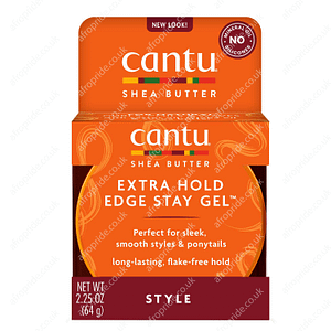 Cantu Extra Hold Edge Stay Gel with Shea Butter 2.25oz