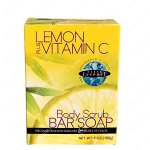 Clear Essence Lemon Plus Vitamin C Body Scrub Bar Soap 5oz