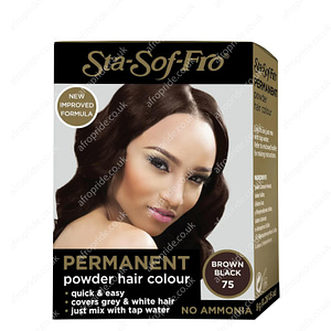 Sta-Sof-Fro Brown Black 75 Hair Color 8g